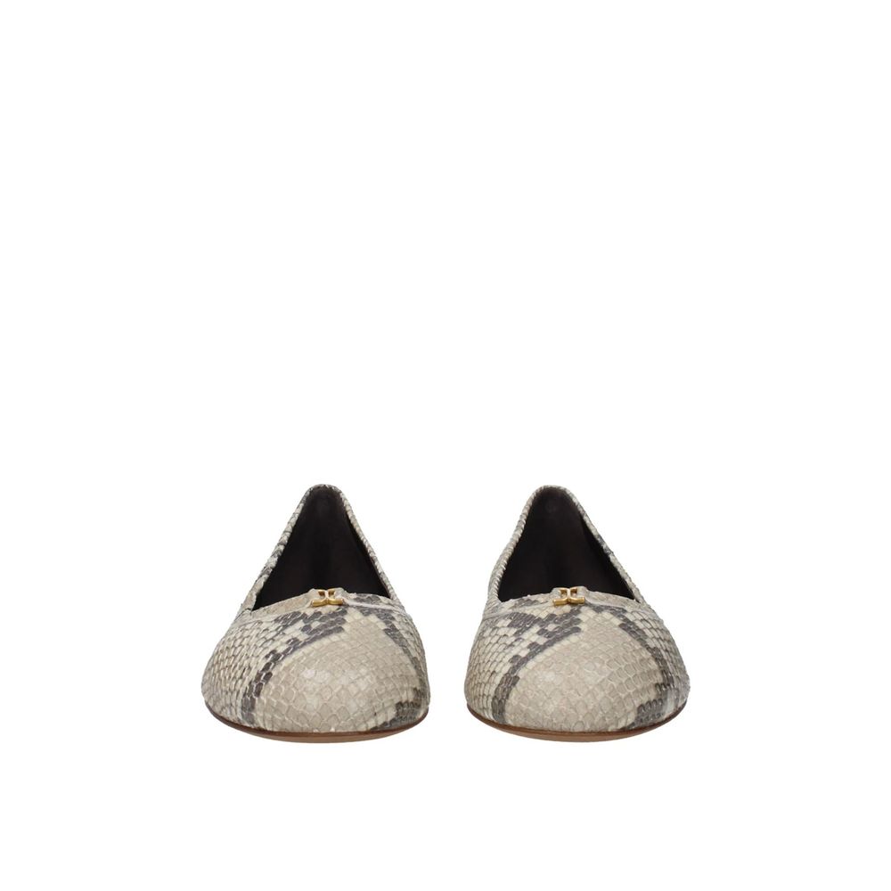 Chloé Beige Goatskin Ballet Flats