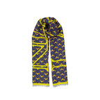 Lanvin Blue Silk Scarf