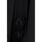 Ella Black Cotton Casual Dress