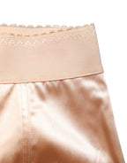 Dolce & Gabbana Beige Silk Blend High Waist Girdle Panty Underwear