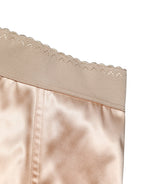 Dolce & Gabbana Beige Silk Blend High Waist Girdle Panty Underwear