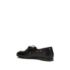 Bally Black Buffalo Leather Slip-On Loafers