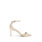 Stuart Weitzman Multicolor Calf Leather Bos Taurus Stiletto Heel Sandals