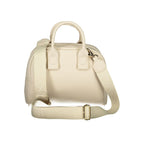 Mario Valentino Beige Polyurethane Women Bag