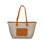 Mario Valentino Beige Polyurethane Women's Shoulder Bag