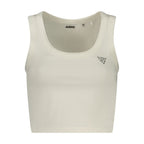 Guess Jeans White Viscose Women's Top