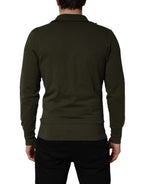 Aeronautica Militare MilitaryGreen HalfZip Sweatshirt Sweater