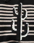 Dolce & Gabbana Multicolor Cashmere Striped CrewNeck Sweater