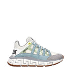 Versace Gray Fabric Athletic Sneakers