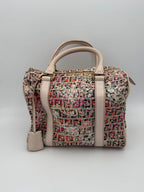 Fendi FENDI FF Canvas Fiori Handbag