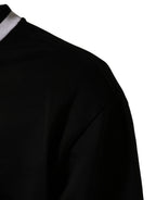 Dolce & Gabbana Black DGLogo Print Cotton Sweatshirt Sweater