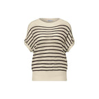 Street One Beige Viscose Sleeveles Sweater