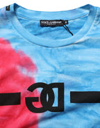 Dolce & Gabbana Multicolor Tie Dye Cotton Sleeveless T-shirt