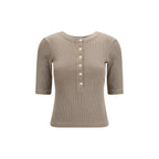 Citizens of Humanity Beige Cotton T-Shirt