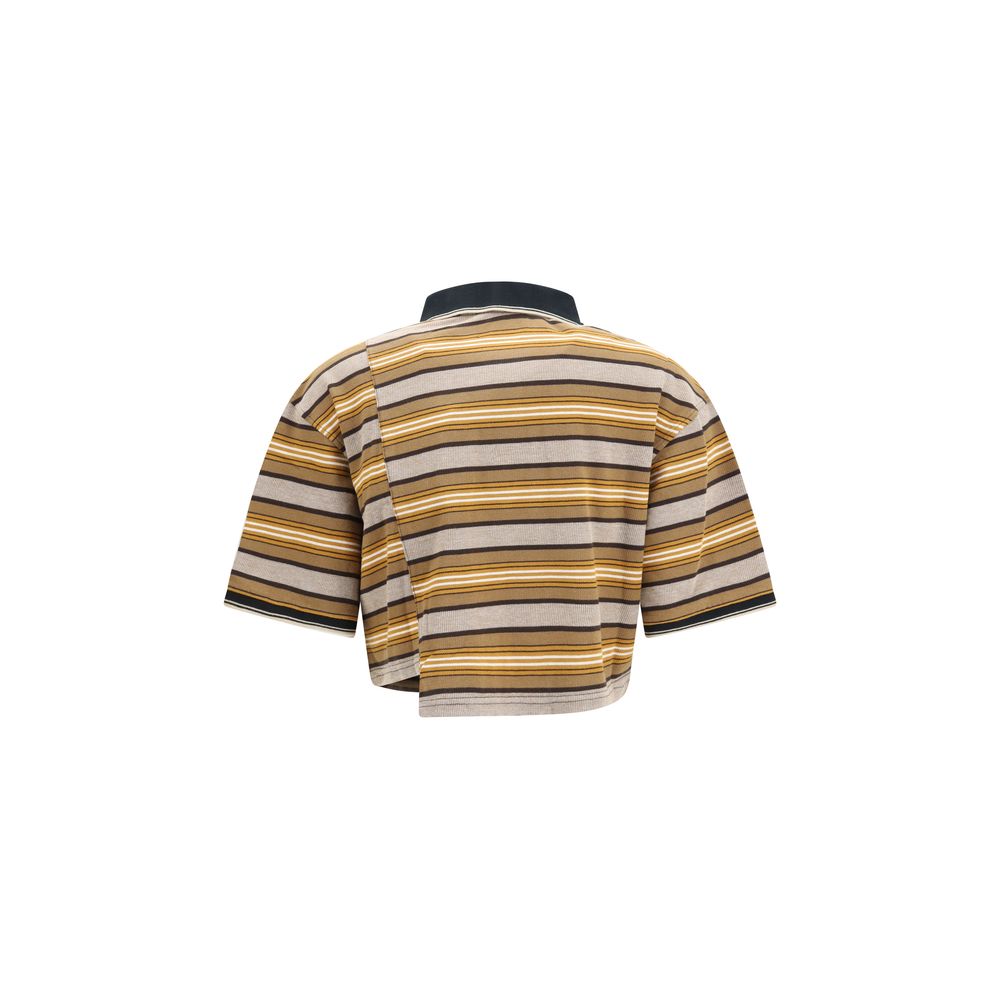Marant Etoile Beige Cotton Polo Shirt