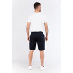 Champion Blue Leather Bermuda Shorts