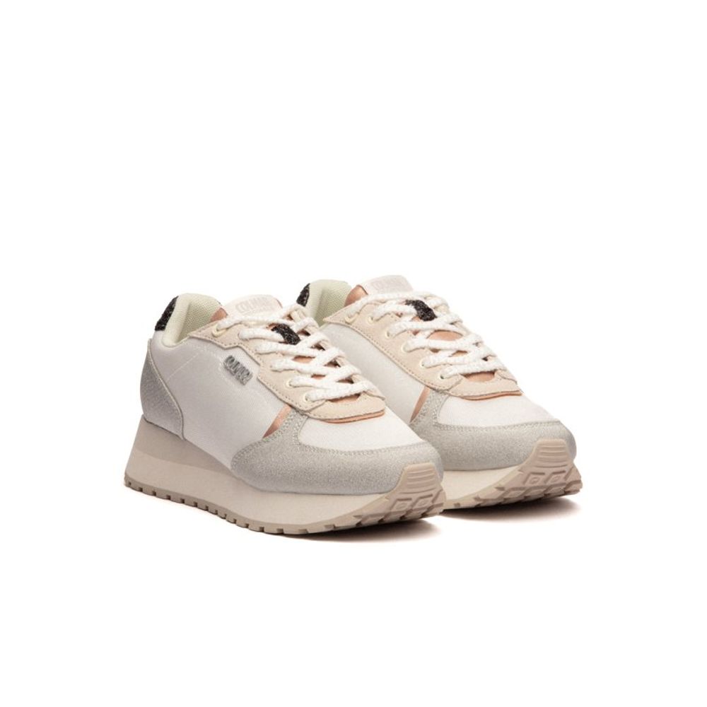 Colmar Pink Leather Low Top Sneakers