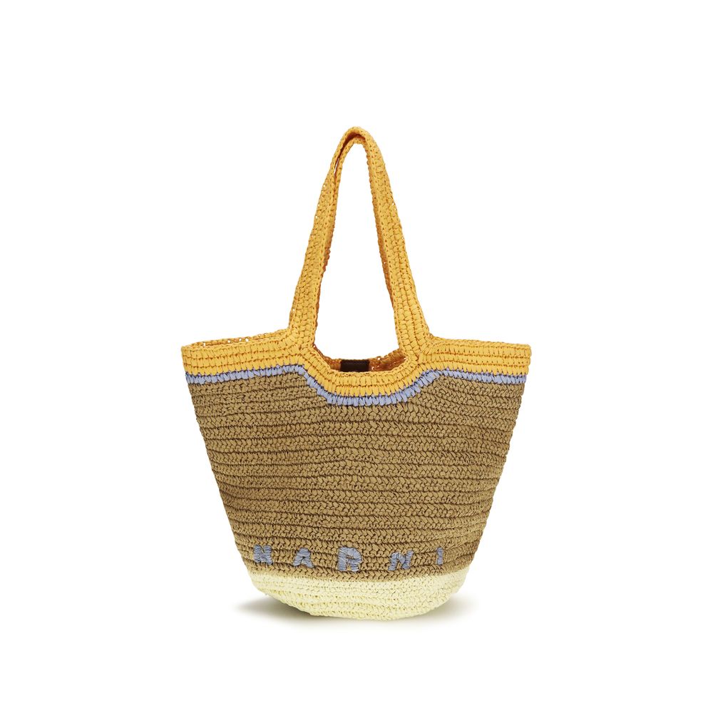 Marni Orange Paper Shoulder Bag