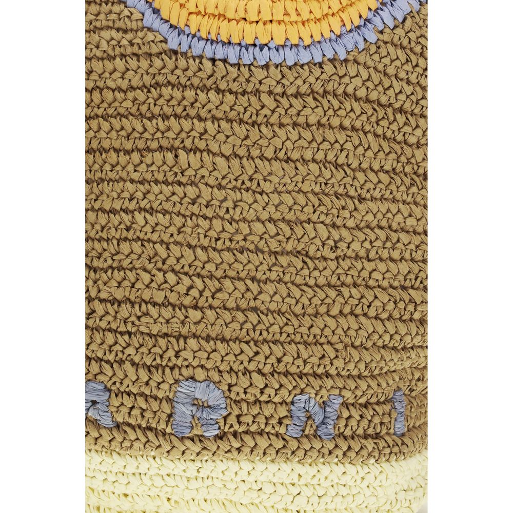 Marni Orange Paper Shoulder Bag