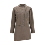 Marant Etoile Brown Cotton Casual Dress