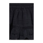 Marant Etoile Black Cotton Bermuda Shorts
