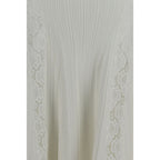 Self-Portrait White Viscose Casual Dress
