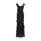 Self-Portrait Black Viscose Casual Dress