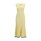Self-Portrait Bicolor Cotton Casual Dress