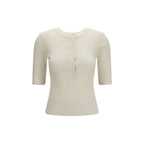 Citizens of Humanity Beige Cotton T-Shirt