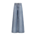 Self-Portrait Blue Cotton Jeans Denim