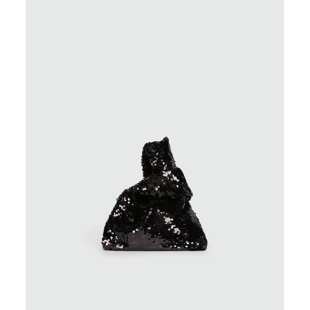 MSGM Black Polyester Handbag