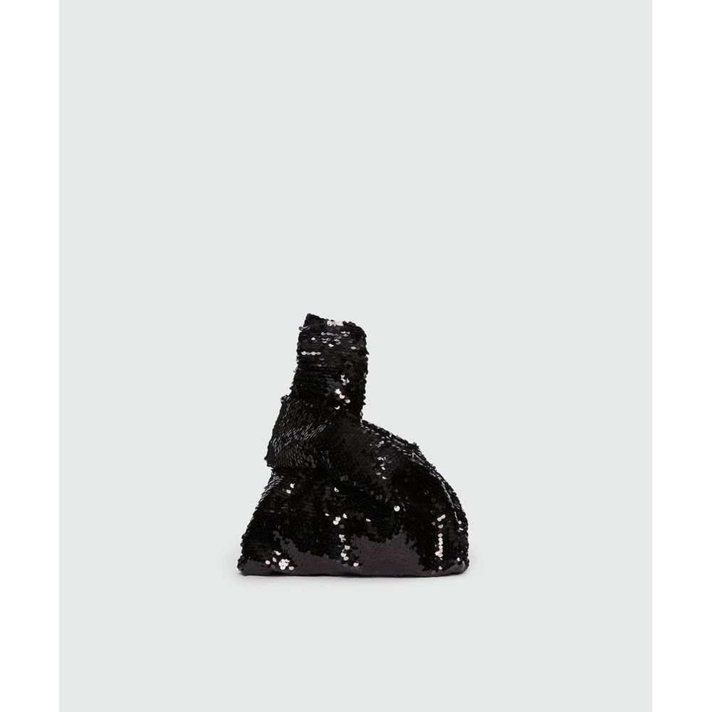 MSGM Black Polyester Handbag