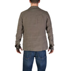 In My Hood Green Linen Blazer