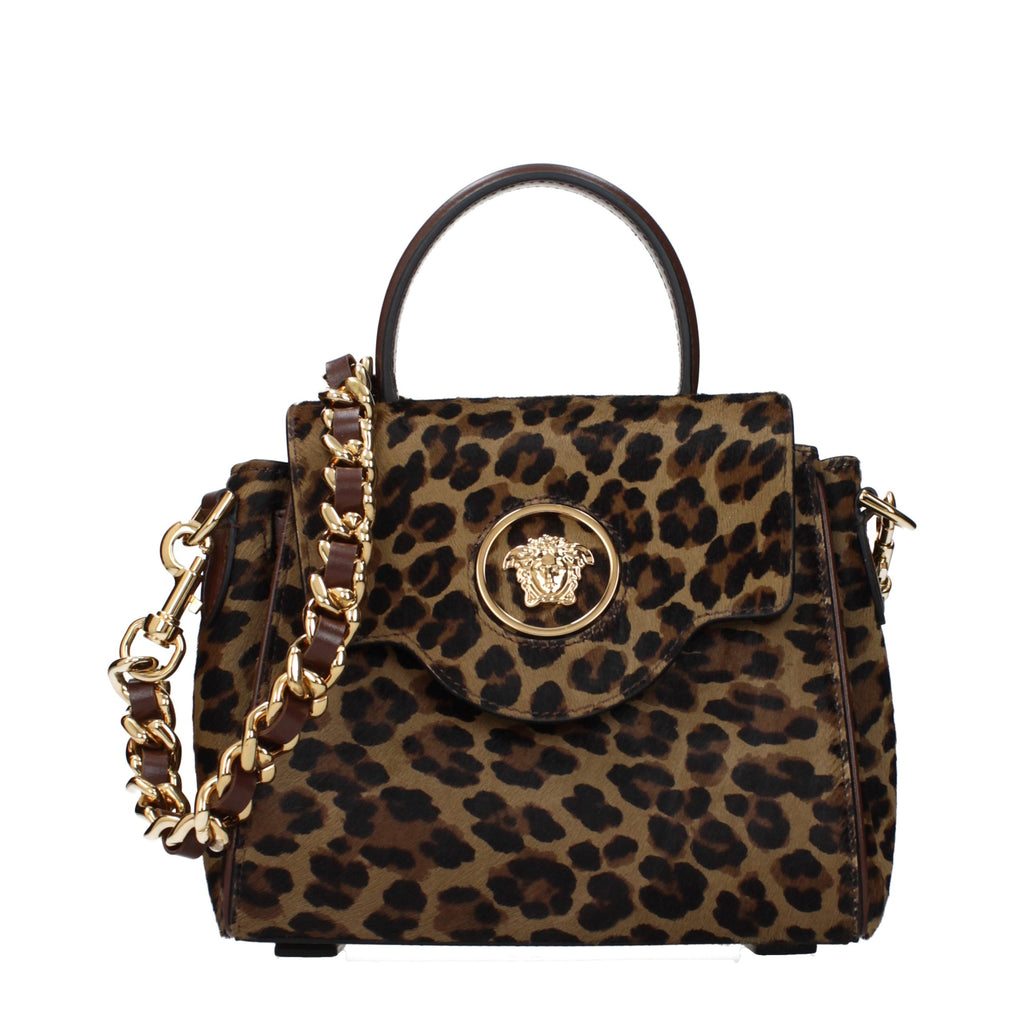 Versace Multicolor Horsehair Handbag