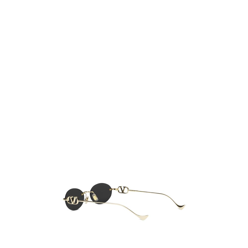 Valentino Garavani Black Metal Sunglasses