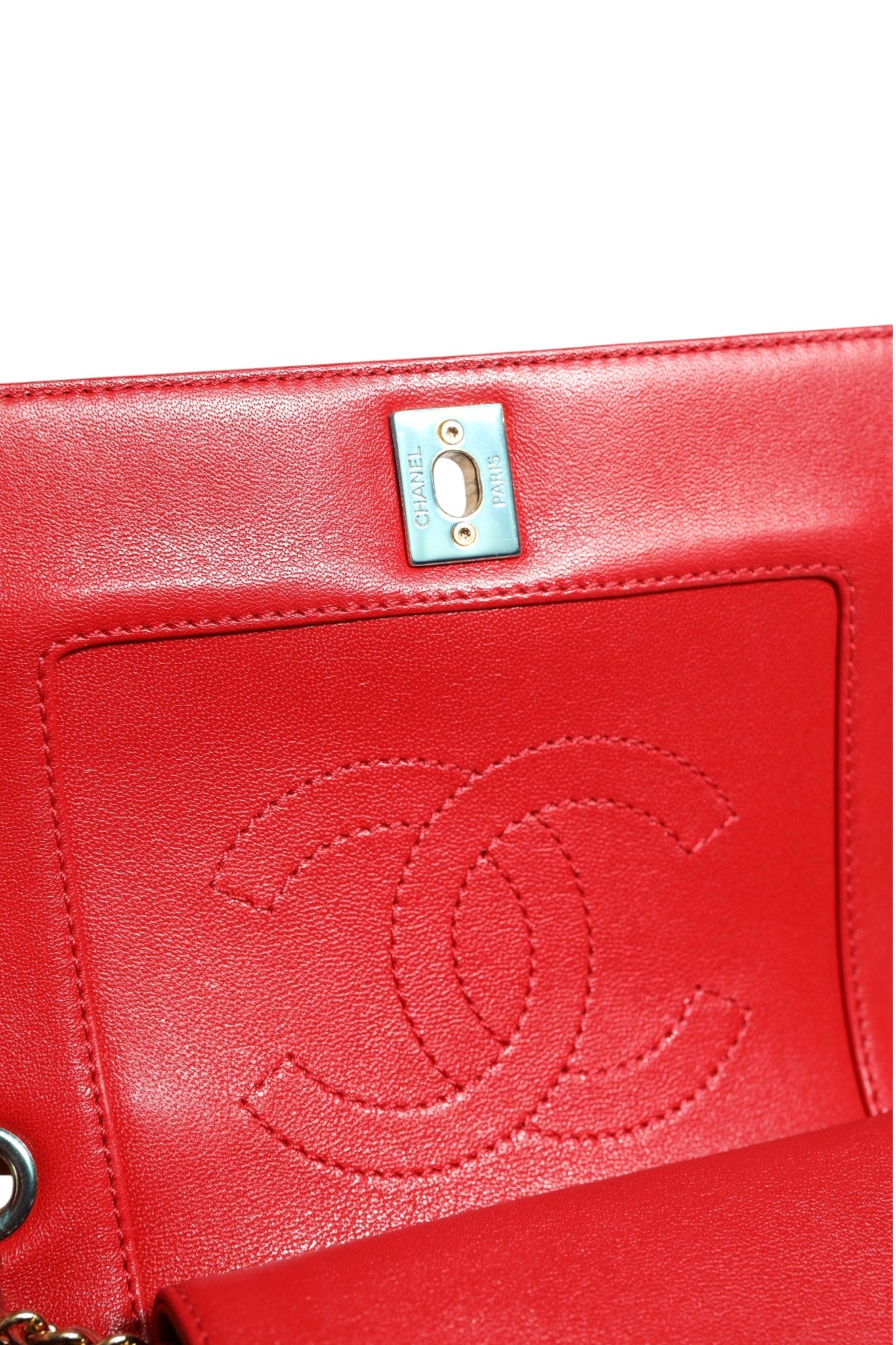 Chanel Burgundy Sheepskin Quilted Leather Mademoiselle Flap Bag