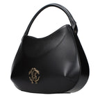 Roberto Cavalli Black Leather Handbag