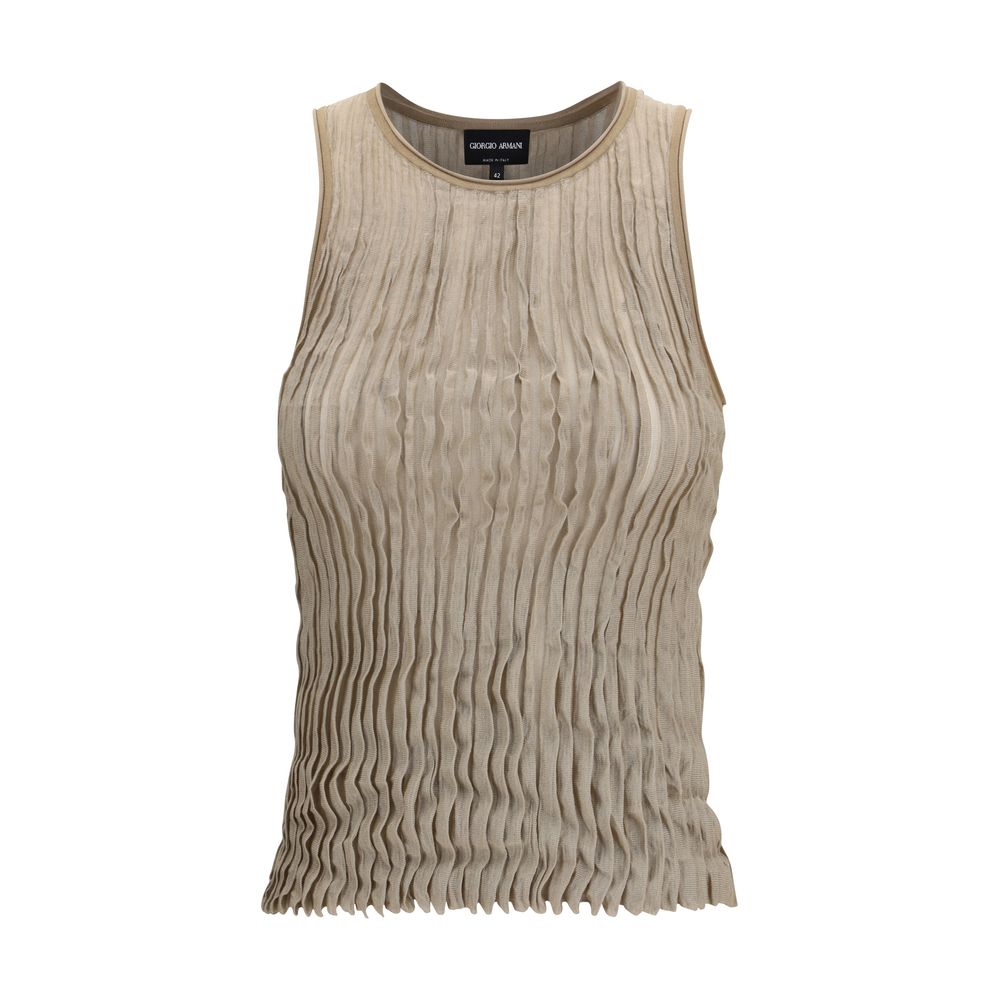 Giorgio Armani Beige Silk Shirt