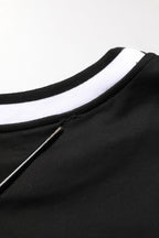 Dolce & Gabbana Black DGLogo Print Cotton Sweatshirt Sweater