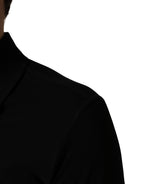 Dolce & Gabbana Black Cotton Collared Short Sleeves Men Polo T-shirt