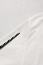 Dolce & Gabbana White Logo Plaque Short Sleeve Polo T-shirt