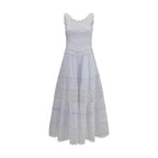 Charo Ruiz White Cotton Casual Dress