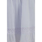 Charo Ruiz White Cotton Casual Dress