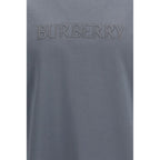 Burberry Gray Cotton T-Shirt