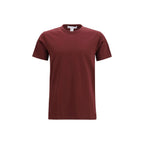 Comme Des Garçons Bordeaux Cotton T-Shirt