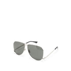 Saint Laurent Silver Metal Sunglasses