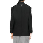 Prada Black Virgin Wool Blazer