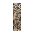 Emilio Pucci Beige Polyamide Long Skirt