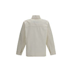 Ami Paris Beige Cotton Denim Jacket