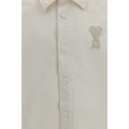 Ami Paris Beige Cotton Denim Jacket